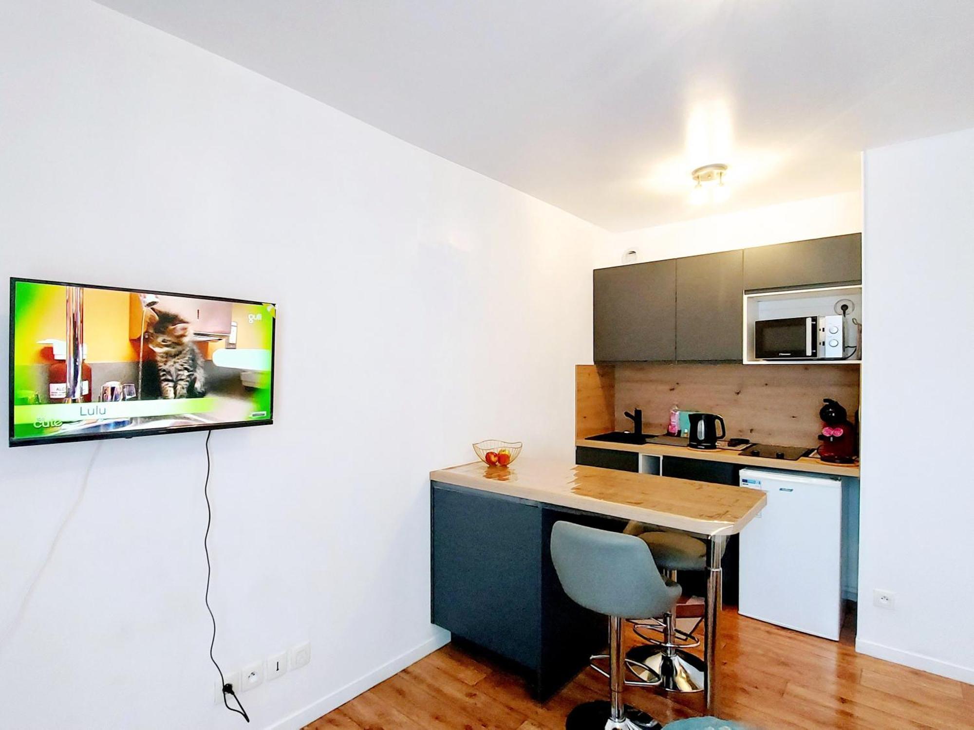 Studio Alpha - 2Min By Train To Disneyland Or 20Min Walk - 5Min Walk To "Val D'Europe" Station Montévrain Eksteriør billede