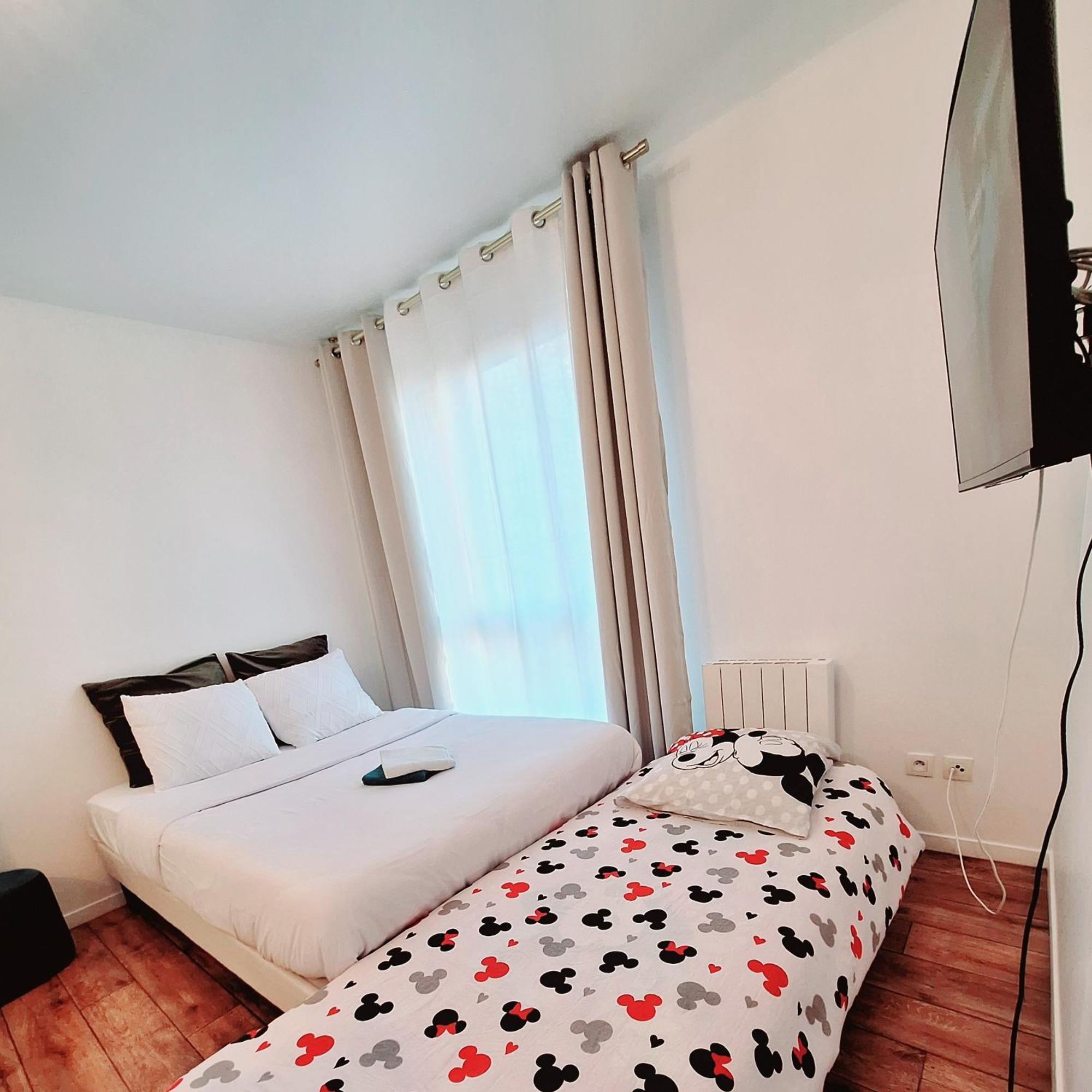 Studio Alpha - 2Min By Train To Disneyland Or 20Min Walk - 5Min Walk To "Val D'Europe" Station Montévrain Eksteriør billede