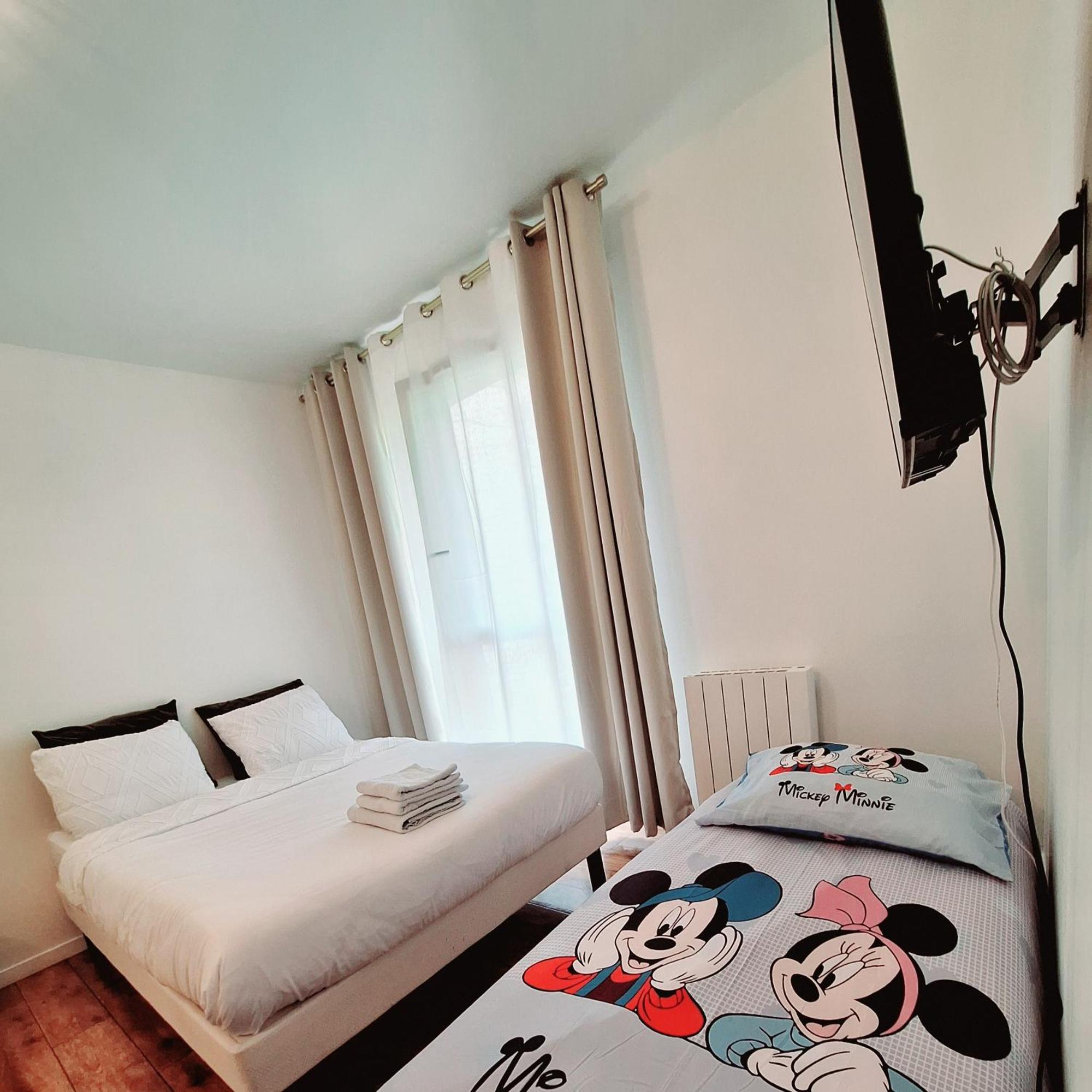 Studio Alpha - 2Min By Train To Disneyland Or 20Min Walk - 5Min Walk To "Val D'Europe" Station Montévrain Eksteriør billede