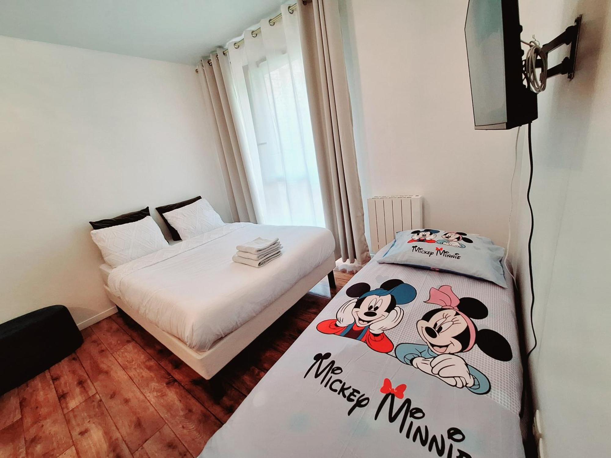 Studio Alpha - 2Min By Train To Disneyland Or 20Min Walk - 5Min Walk To "Val D'Europe" Station Montévrain Eksteriør billede